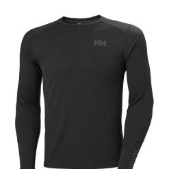 Koszulka termoaktywna z długim rękawem męska Helly Hansen Lifa Active Crew. Czarne bielizna termoaktywna Helly Hansen, m, bez wzorów, bez ramiączek. Za 153.99 zł.