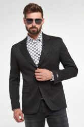 Marynarka męska logowana KARL LAGERFELD. Garnitury KARL LAGERFELD, m, bez wzorów. W wyprzedaży za 1,247.40 zł.