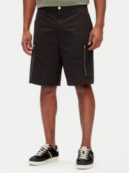 Michael Kors Szorty materiałowe CS5304THC2 Czarny Regular Fit. Czarne szorty Michael Kors, m, bez wzorów, z bawełny. Za 459.99 zł.