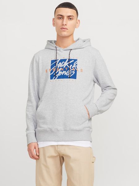 Jack & Jones Bluza w kolorze szarym rozmiar: XXL. Szare bluzy Jack & Jones, xxl, bez wzorów, z kapturem. Za 86.99 zł.