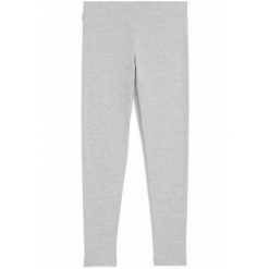 Młodzieżowe legginsy ESS PUMA Light Gray Heather. Szara legginsy długie sportowe Puma, m, bez wzorów, z gumy, na jogę i pilates. Za 99.00 zł.