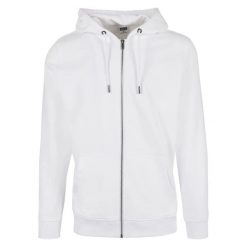 Bluza z kapturem Urban Classics basic terry zip. Czarne bluzy z kapturem Urban Classics, l, bez wzorów, z materiału, z kapturem. Za 210.85 zł.
