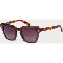 DSQUARED2 - Okulary przeciwsłoneczne DQ0285 83Z. Brązowe okulary przeciwsłoneczne Dsquared2. W wyprzedaży za 499.90 zł.