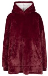 Trespass Cosiness - Obszerna bluza z kapturem AT300 Dark Cherry. Czerwone bluzy z kapturem 2117 OF SWEDEN, na zimę, bez wzorów, z polaru, z kapturem. Za 215.30 zł.