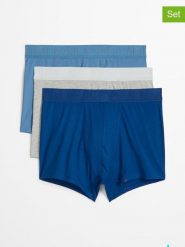 Marc O´Polo Bodywear Bokserki (3 pary) w kolorze niebiesko-szarym rozmiar: XL. Niebieskie bokserki xl, bez wzorów. Za 119.95 zł.