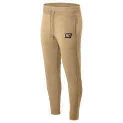 Spodnie dresowe męskie joggery EXTREME HOBBY BLOCK. Brązowe joggery i bojówki EXTREME HOBBY, m, bez wzorów, z bawełny, eleganckie. Za 219.00 zł.