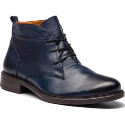 Kozaki LANQIER - 43A602 Granatowy. Kozaki marki Lanqier. W wyprzedaży za 209.00 zł.