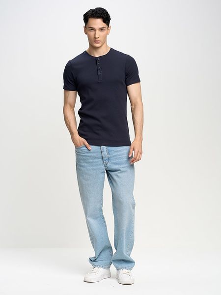 BIG STAR Koszulka "Basicag" w kolorze granatowym rozmiar: XXL. Niebieskie bezrękawniki BIG STAR, xxl, bez wzorów, bez kołnierzyka, bez ramiączek. Za 65.54 zł.