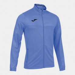 Bluza tenisowa męska Joma Montreal. Niebieskie bluzy Joma, m, bez wzorów, bez kaptura. Za 99.99 zł.