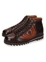 MELVIN & HAMILTON Skórzane sneakersy "Hadrian 8" w kolorze jasnobrązowo-brązowym rozmiar: 43. Brązowe buty sportowe casual Melvin & Hamilton, bez wzorów, bez zapięcia. Za 521.99 zł.