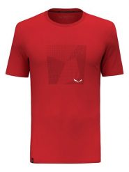 Salewa Koszulka funkcyjna w kolorze czerwonym rozmiar: M. Czerwone t-shirty sportowe Salewa, bez wzorów, bez ramiączek, outdoorowe. Za 128.25 zł.