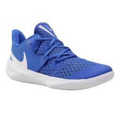 Męskie Buty Do Siatkówki Hyperspeed Court. Niebieskie buty turystyczne Nike, bez wzorów, z gumy, bez zapięcia, do siatkówki. Za 510.99 zł.