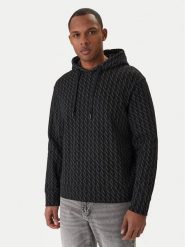 Armani Exchange Bluza XM001225 AF11847 FC026 Czarny Regular Fit. Czarne bluzy Armani Exchange, l, bez wzorów, z bawełny, bez kaptura. Za 659.99 zł.