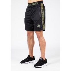 Atlanta Szorty - Czarny/Zielony. Czarne szorty GORILLA WEAR, xl, bez wzorów, sportowe. Za 199.00 zł.