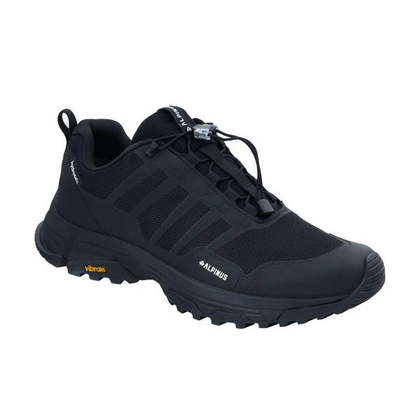 Buty trekkingowe męskie Alpinus Larouco HDTX membrana. Czarne buty trekkingowe Alpinus, bez wzorów, bez zapięcia, trekkingowe. Za 379.00 zł.
