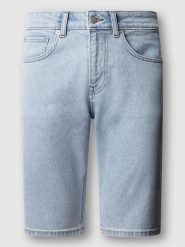 Pepe Jeans Bermudy dżinsowe w kolorze błękitnym rozmiar: W33. Niebieskie szorty Pepe Jeans, z aplikacjami, z jeansu, klasyczne. Za 126.99 zł.