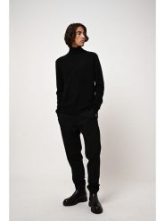 AUTHENTIC CASHMERE Kaszmirowy golf "Bange" w kolorze czarnym rozmiar: XL. Czarne golfy AUTHENTIC CASHMERE, xl, bez wzorów, z kaszmiru, bez ramiączek. Za 437.17 zł.