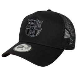 Czapka z daszkiem kibicowska FC Barcelona New Era. Czarne czapki z daszkiem FC Barcelona, bez wzorów. Za 159.00 zł.