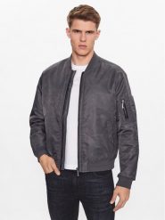 Calvin Klein Kurtka bomber Hero K10K109907 Szary Regular Fit. Szare kurtki CALVIN KLEIN, m, bez wzorów, z syntetyku, bez kaptura. Za 639.99 zł.