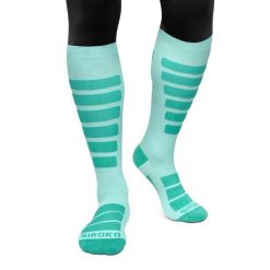 Skarpety do sportów zimowych unisex SIROKO Aoraki. Niebieskie skarpety SIROKO, bez wzorów. W wyprzedaży za 84.00 zł.