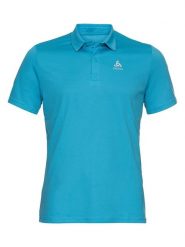 Odlo Koszulka polo "Cardada" w kolorze niebieskim rozmiar: L. Niebieskie koszulki polo ODLO, l, bez wzorów, z materiału, bez kołnierzyka, bez ramiączek. Za 176.91 zł.