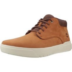 Buty TIMBERLAND Seneca Bay MID LACE UP Brązowy. Brązowe buty trekkingowe Timberland, bez wzorów, ze skóry, bez zapięcia. Za 531.35 zł.