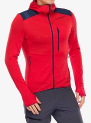 Bluza z kapturem La Sportiva Aequilibrium Thermal Hoody. Czerwone bluzy z kapturem La Sportiva, l, bez wzorów, z materiału, z kapturem. Za 769.99 zł.