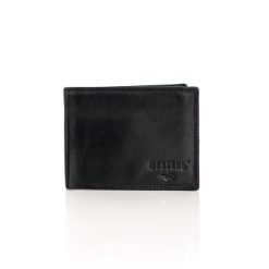Skórzany Portfel Męski Mustang Udine Wallet Black 06.101900. Czarne portfele Mustang, bez wzorów, ze skóry. Za 179.99 zł.