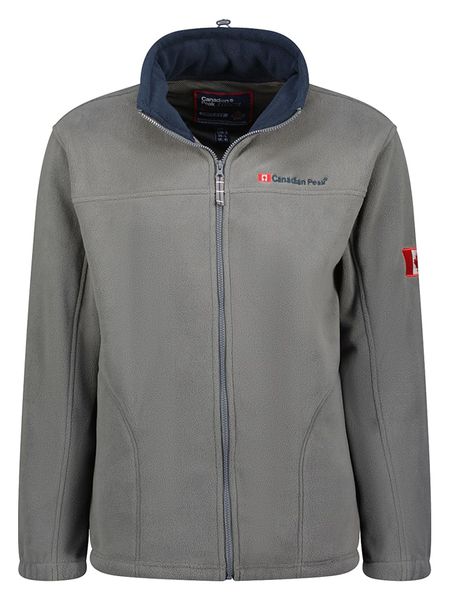 Canadian Peak Kurtka polarowa "Ultona" w kolorze szarym rozmiar: XXL. Szare kurtki Canadian Peak, xxl, bez wzorów, z materiału, bez kaptura. Za 96.14 zł.