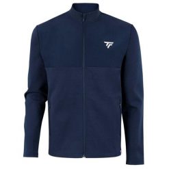 Bluza tenisowa męska Tecnifibre Tour Jacket. Niebieskie bluzy TECNIFIBRE, m, bez wzorów, bez kaptura. Za 399.00 zł.