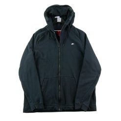 Second life - Nike bluza męska z kapturem rozpinana na całej długości - Jak nowy. Czarne bluzy z kapturem Nike, m, bez wzorów, z tkaniny, z kapturem. Za 149.06 zł.