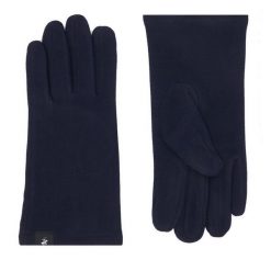 Rękawiczki Beverly Hills Polo Club. Niebieskie rękawiczki Beverly Hills Polo Club, bez wzorów, z dzianiny. Za 49.99 zł.