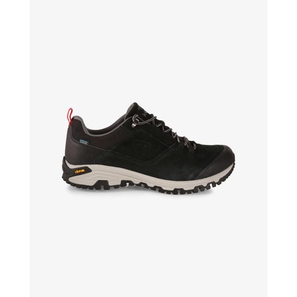 Niskie buty outdoorowe unisex Kilpi ANAK LOW WP-U. Czarne buty trekkingowe Kilpi, bez wzorów, z nylonu, bez zapięcia. Za 835.17 zł.