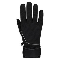 Rękawiczki zimowe 2v1 Loap Rosol czarne. Czarne rękawiczki YOA, na zimę, bez wzorów. Za 110.80 zł.