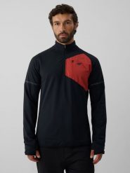 4F Bluza trekkingowa regular bez kaptura męska - czarna S. Czarne bluzy 4F, l, bez wzorów, z materiału, bez kaptura. Za 199.99 zł.