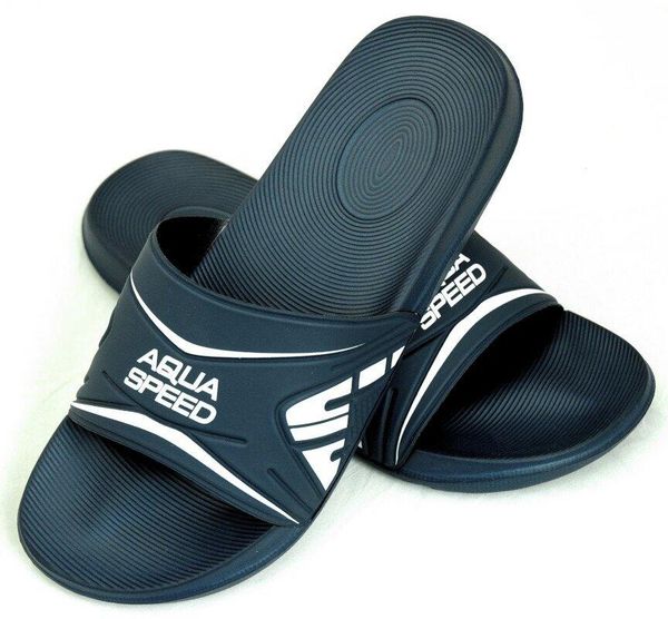 Klapki basenowe męskie Aqua Speed Dakota. Czarne klapki Aqua-Speed, z materiału. Za 64.99 zł.