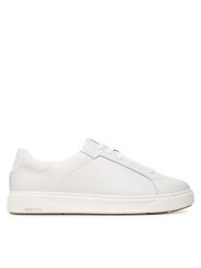Clarks Sneakersy Code C Lace 26320124 Biały. Białe buty sportowe casual Clarks, bez wzorów, ze skóry, bez zapięcia. Za 439.99 zł.