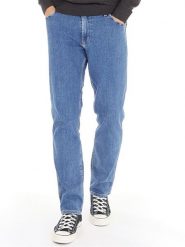 Wrangler Dżinsy - Slim fit - w kolorze niebieskim rozmiar: W30/L32. Niebieskie jeansy Wrangler, l, z podwyższonym stanem. Za 217.99 zł.
