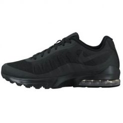 Buty do chodzenia męskie Nike Air Max Invigor GS. Czarne buty sportowe casual Nike, bez wzorów, z materiału, bez zapięcia, nike air max. Za 375.80 zł.