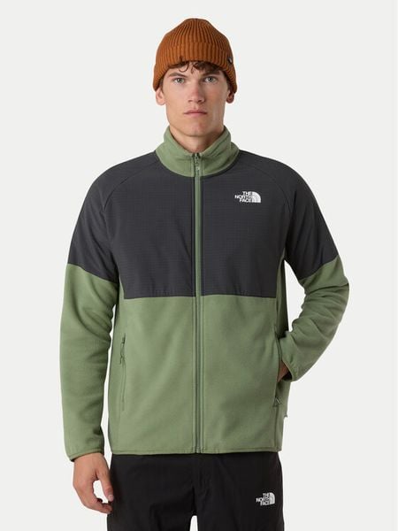The North Face Polar Glacier NF0A89JG Zielony Regular Fit. Zielone bluzy z polaru The North Face, m, bez wzorów, z polaru, bez kaptura. Za 339.99 zł.