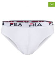 Fila Slipy (2 pary) w kolorze białym rozmiar: L. Białe slipki Fila, l, bez wzorów. Za 43.99 zł.