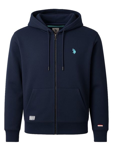 U.S. Polo Assn. Bluza w kolorze granatowym rozmiar: XXL. Niebieskie bluzy U.S. Polo Assn., s, bez wzorów, z bawełny, bez kaptura. Za 183.59 zł.