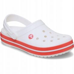 Chodaki Klapki Unisex Rocband 11016 Clog 39-40. Białe klapki Crocs, z materiału. Za 289.99 zł.