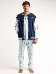 Disney Bluza w kolorze niebiesko-białym rozmiar: M. Białe bluzy Disney, m, bez wzorów, z bawełny, bez kaptura. Za 165.99 zł.