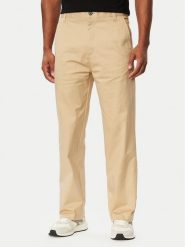HUGO Spodnie materiałowe Cino261 50567278 Beżowy Straight Fit. Brązowe spodnie materiałowe Hugo, m, bez wzorów, z bawełny. Za 404.99 zł.