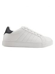 Exani Skórzane sneakersy "Percy" w kolorze białym rozmiar: 43. Białe buty sportowe casual Exani, bez wzorów, z materiału, bez zapięcia. Za 164.95 zł.