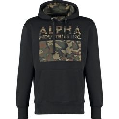 Alpha Industries Bluza z kapturem black. Bluzy z kapturem marki Alpha Industries, m, z bawełny, z kapturem. W wyprzedaży za 224.10 zł.