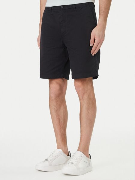 Calvin Klein Jeans Szorty materiałowe LV04RF617G Czarny Regular Fit. Czarne szorty Calvin Klein Jeans, m, bez wzorów, z bawełny. Za 329.99 zł.