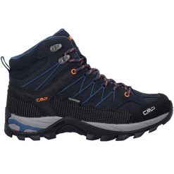 Buty trekkingowe męskie CMP Rigel Mid Wp. Czarne buty trekkingowe Campagnolo, bez wzorów, bez zapięcia. Za 399.99 zł.