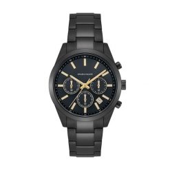 Spears & Walker Zegarek na reke ze stali nierdzewnej w kolorze czarnym Zegarki 1 ct Męskie. Czarne, analogowe zegarki Spears & Walker, z mosiądzu. Za 659.99 zł.